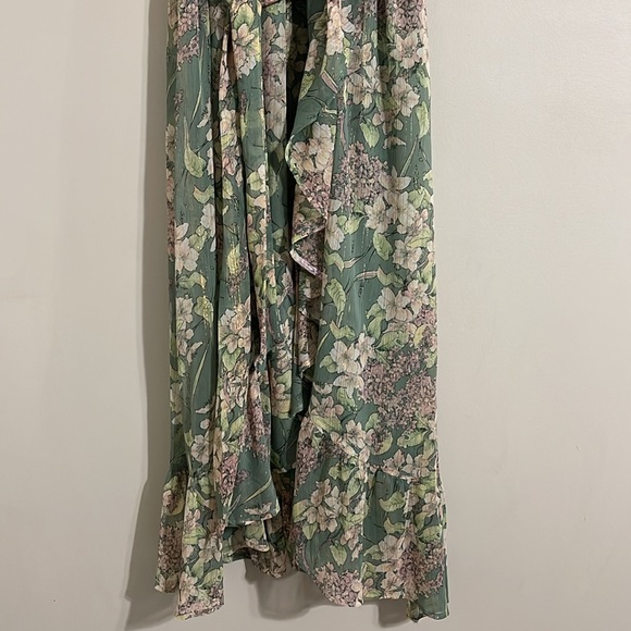 Lauren Conrad flowy ruffle tiered floral maxi dress xl - Picture 4 of 11